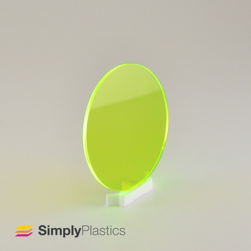 Perspex laser cut - acid, green