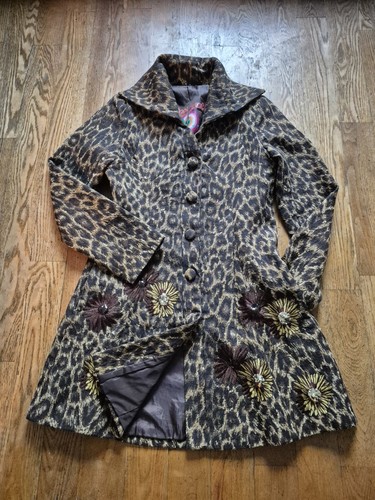 Desigual animal print coat - desigual,