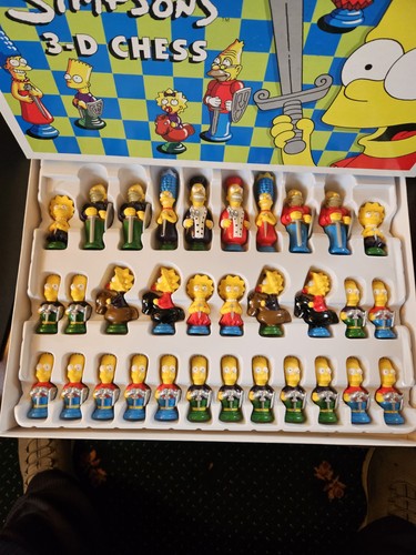 The simpsons chess - 3d,