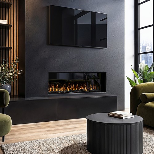 Black sided inset electric - 3-sided,