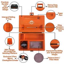 NEW VERSION - v3 Cheeky One Smokers Club - Rolling Station Organiser Box