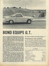 BOND EQUIPE GT original 1963