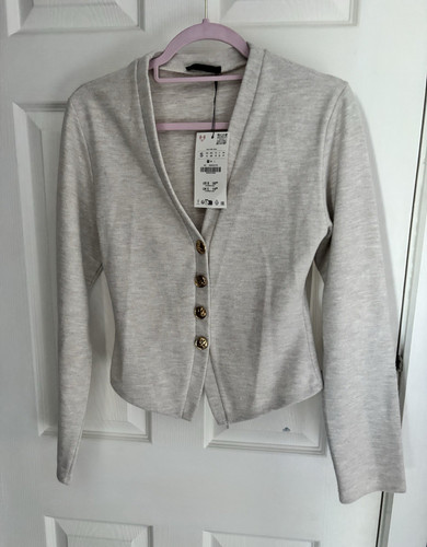 Zara cream cotton knit stretch - cotton,