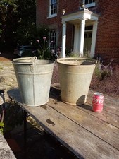 Vintage Galvanised Bucket Pail