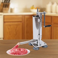 3L Commercial Sausage Stuffer Meat Filler Machine Stainless Steel+ Filling Tubes