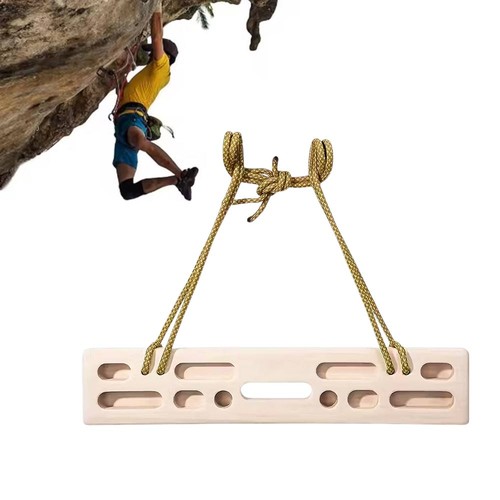 Wooden rock climbing hangboard - wooden,