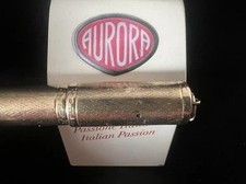 Red Aurora Fountain Pen Number 1 Retractable Flexible Gold Nib Vintage