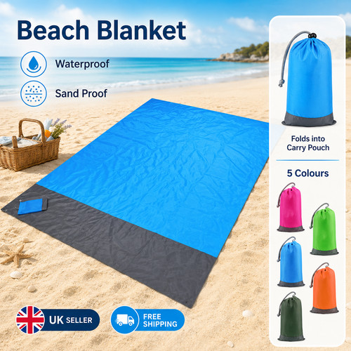 Beach blanket picnic - beach, blanket,