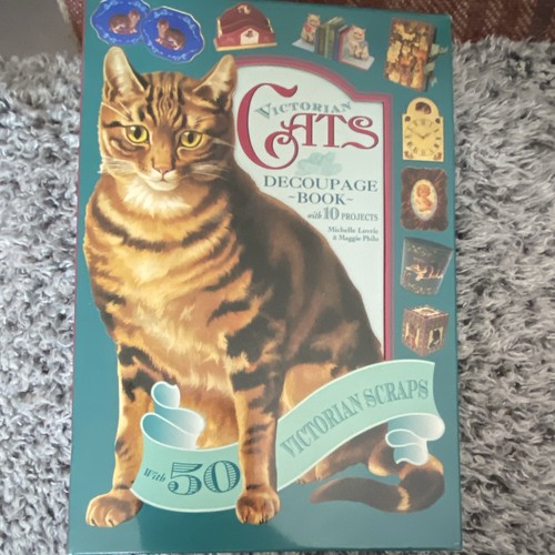 Aurum victorian cats decoupage - victorian,