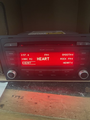 Audi concert radio cd - audi, a3