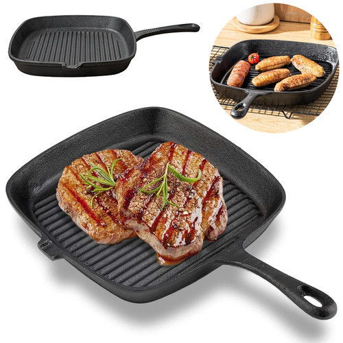 Cast iron griddle frying pan - cast,