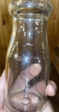 Allentown State Hospital  (A.S. H.) Half Pint  Pa Dairy Milk Bottle