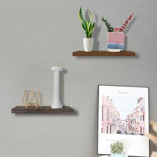 50x14x2cm Retro Floating Wall Shelf Storage Rack Organizer Hanging Bookshelf HOT
