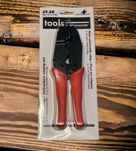Monacor crimper tool 30 - monacor, ct-30