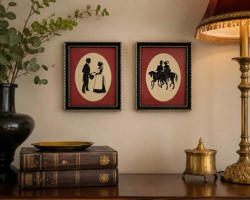 Vintage pair dickens world - pair,