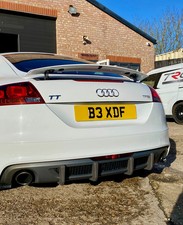 TRC Audi TT MK2 S-line Facelift 2011-2013 Rear Diffuser Fins black
