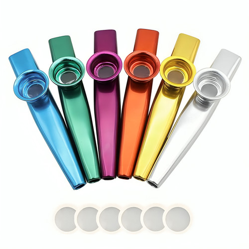 Metal kazoo with - metal, 5