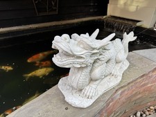 large stone dragon garden