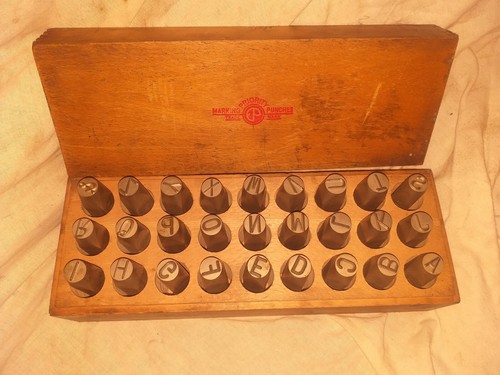 Priority letter punches - punches, 12.5mm