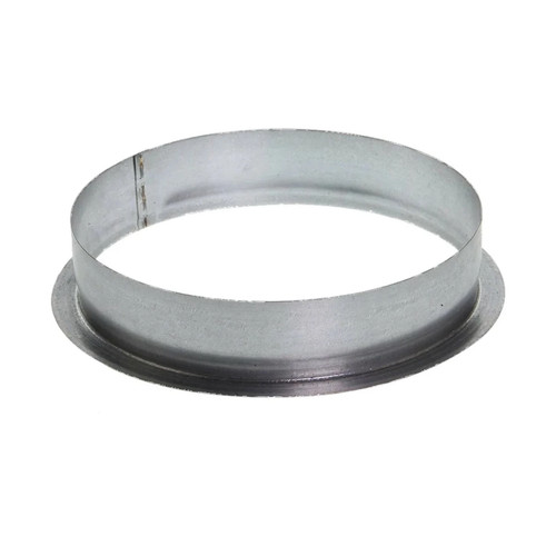 Metal ducting flange spigot - ducting, 4"