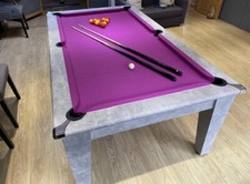 New 7ft Italian Grey Cheltenham Diner Slate Pool Dining Table | *HomePoolTables*