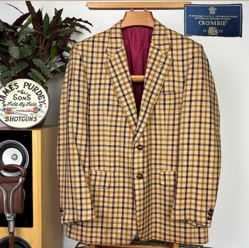 Crombie tweed blazer - crombie,