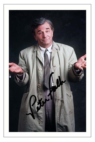 Peter falk signed autograph - falk,