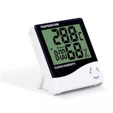 Indoor Home Clock Thermometer