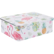  Tin Box Storage Slide Top