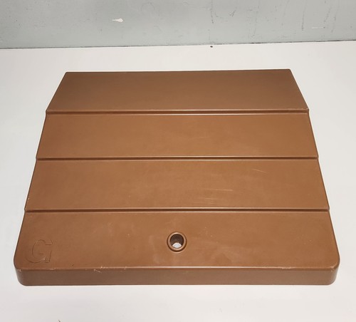 Brown gas meter box - brown,