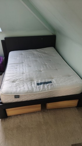Double bed with storage - with,