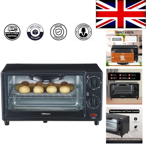 Powerful toaster oven with - 9l,