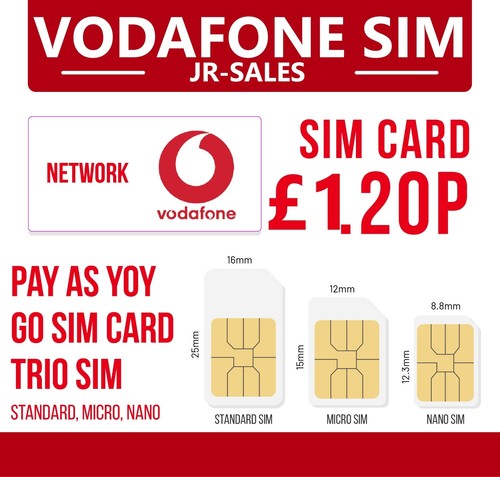 Vodafone sim card pay - vodafone, as