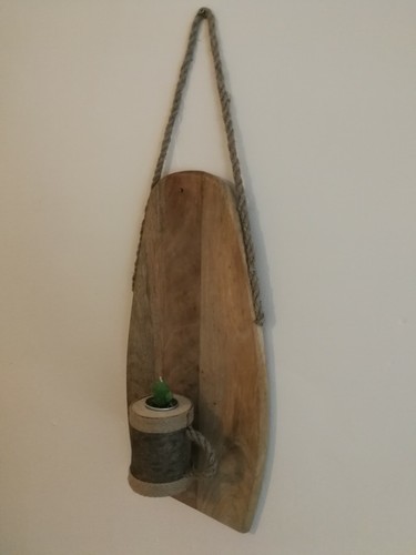 Wooden wall sconces candle - wooden,