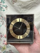 Swiza 8 Days Alarm Clock Swiss Made - H9.5 x L8.5 x 3cm