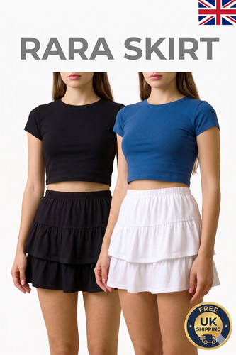 Rara mini skirt black ladies - rara,