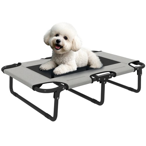 Pawhut raised dog bed with - dog,