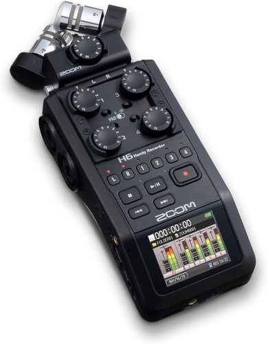 Zoom all black track - h6, 6-track