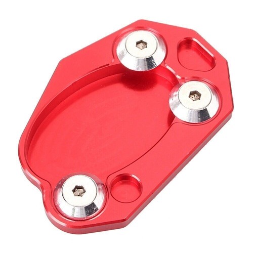 Side stand extension pad red - side,