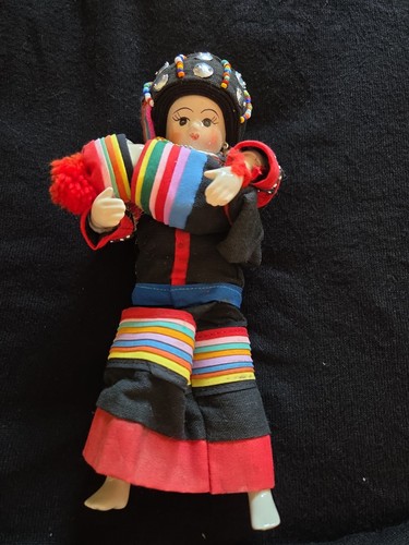 Hand crafted porcelain doll - crafted,