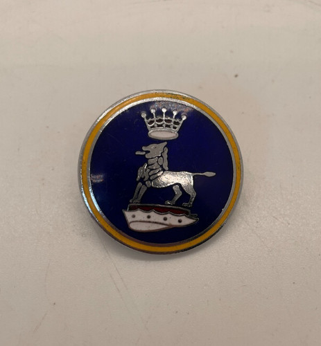 Vtg domed cobalt enamel old - vtg,