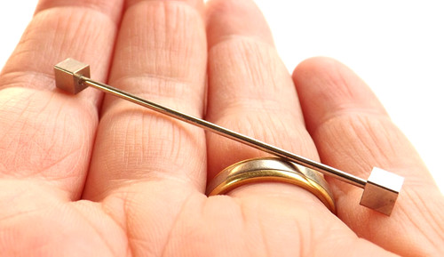 Vintage collar bar barbell - collar,