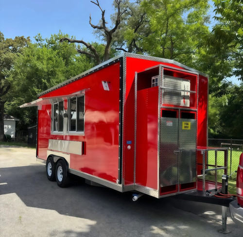 Luxury red dual axle mobile - luxury,