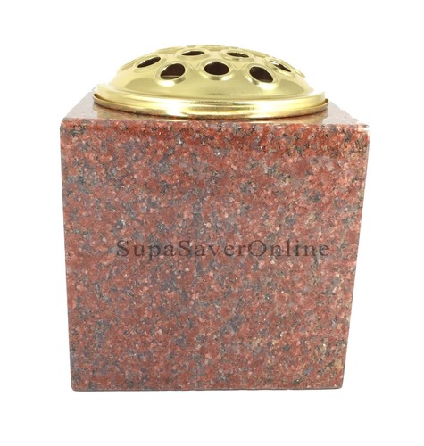 Granite flower vase grave - granite,