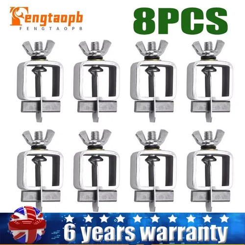 8pcs butt welding clamps - 8pcs,