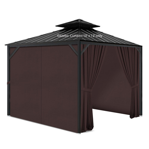 Aonear gazebo privacy curtains - gazebo,