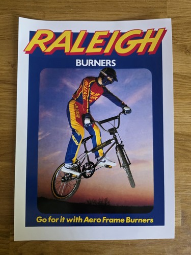 Raleigh aero burner bmx - burner, advert