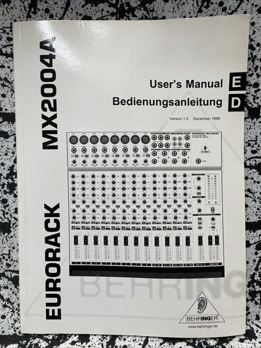 Behringer eurorack mx2004a - behringer,