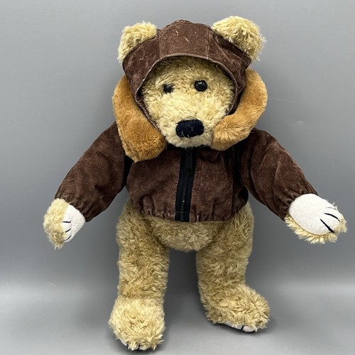 Vintage teddy bear grove - bear, pilot