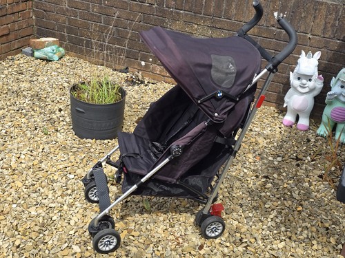 Black maclaren bmw stroller - black,